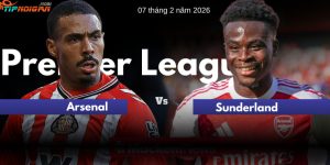 Soi kèo trận Arsenal vs Sunderland ngày 7 tháng 2 năm 2026 Soi kèo trận Arsenal vs Sunderland ngày 7 tháng 2 năm 2026
