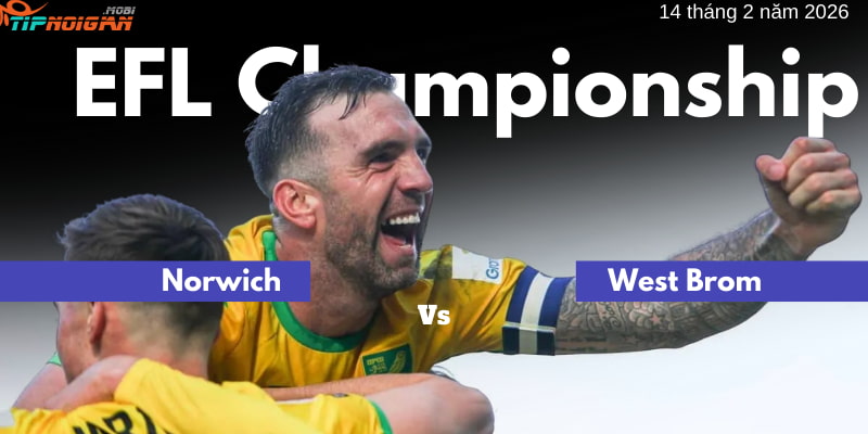Soi kèo trận Norwich vs West Brom ngày 14 tháng 2 năm 2026