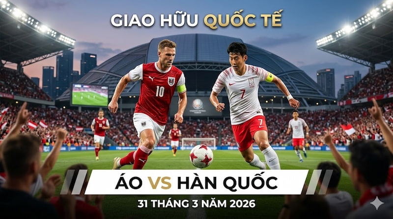 Soi kèo cá cược trận đấu Áo vs Hàn Quốc | 1 tháng 4 năm 2026