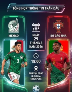 Soi kèo Mexico vs Bồ Đào Nha 29/03/2026 – Kịch bản cởi mở, Bồ Đào Nha nhỉnh hơn Soi kèo Mexico vs Bồ Đào Nha 29/03/2026 – Kịch bản cởi mở, Bồ Đào Nha nhỉnh hơn