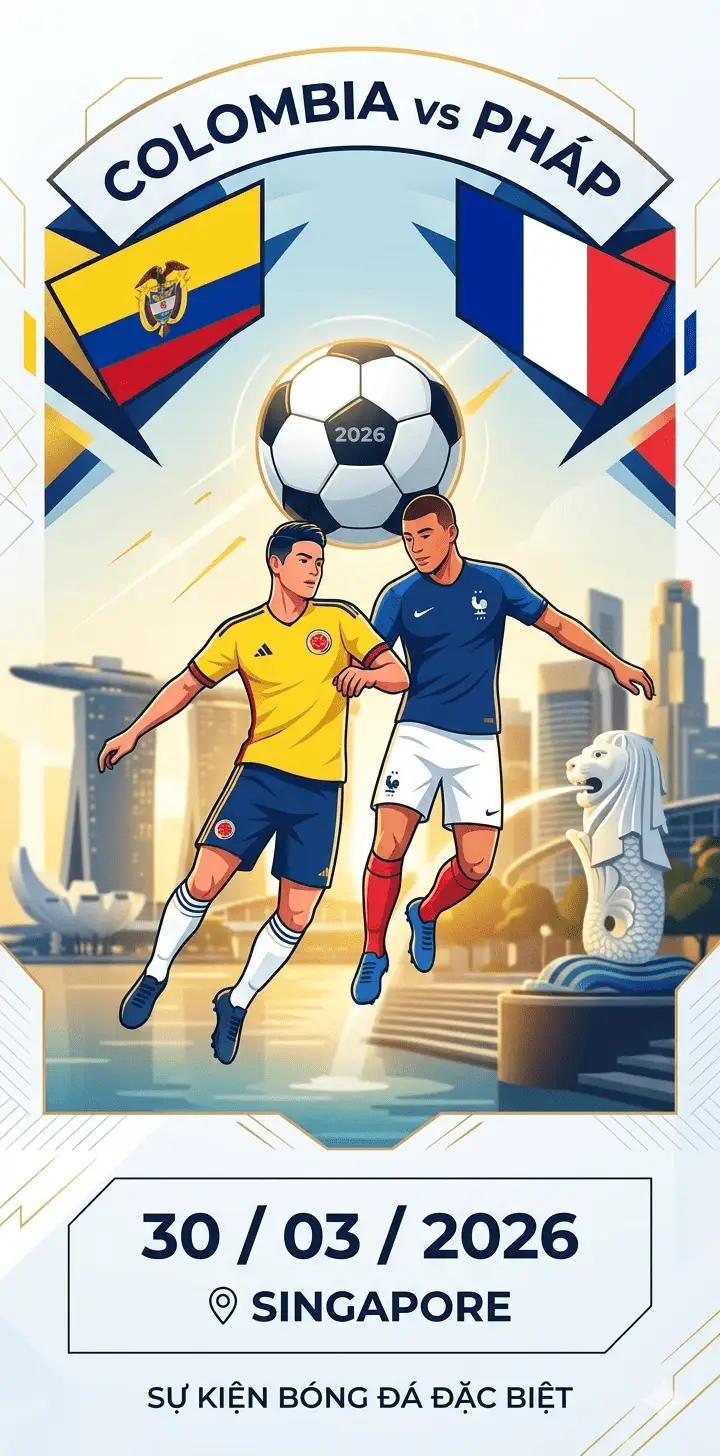 Nhận định Colombia vs Pháp | 30/03/2026 – Giao hữu quốc tế