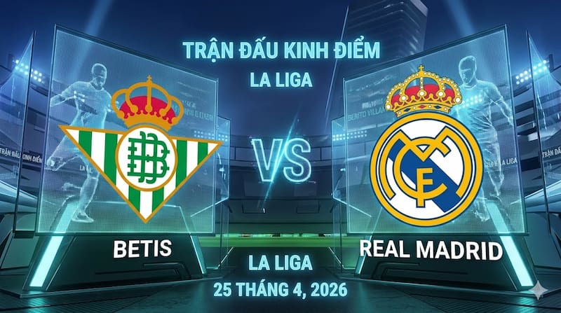 Soi kèo Betis vs Real Madrid (25/04/2026): Bản lĩnh Kền kền hay cạm bẫy Villamarín?