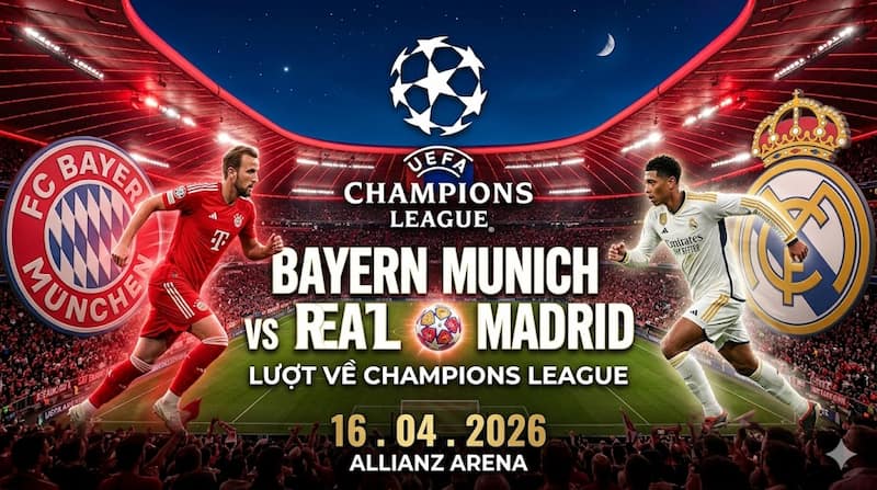 Soi kèo Bayern Munich vs Real Madrid 16/04/2026 – Siêu đại chiến C1, đọc sai là “toang”!
