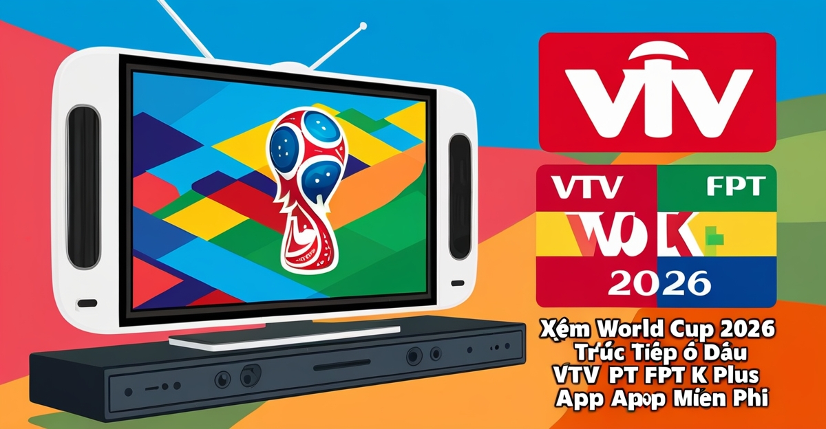 Xem World Cup 2026 Trực Tiếp Ở Đâu — VTV, FPT, K+, App & Stream Miễn Phí Xem World Cup 2026 Trực Tiếp Ở Đâu — VTV, FPT, K+, App & Stream Miễn Phí