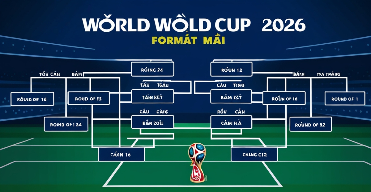 Format World Cup 2026 Mới — 48 Đội, 104 Trận, 12 Bảng & Round of 32 Giải Thích Format World Cup 2026 Mới — 48 Đội, 104 Trận, 12 Bảng & Round of 32 Giải Thích