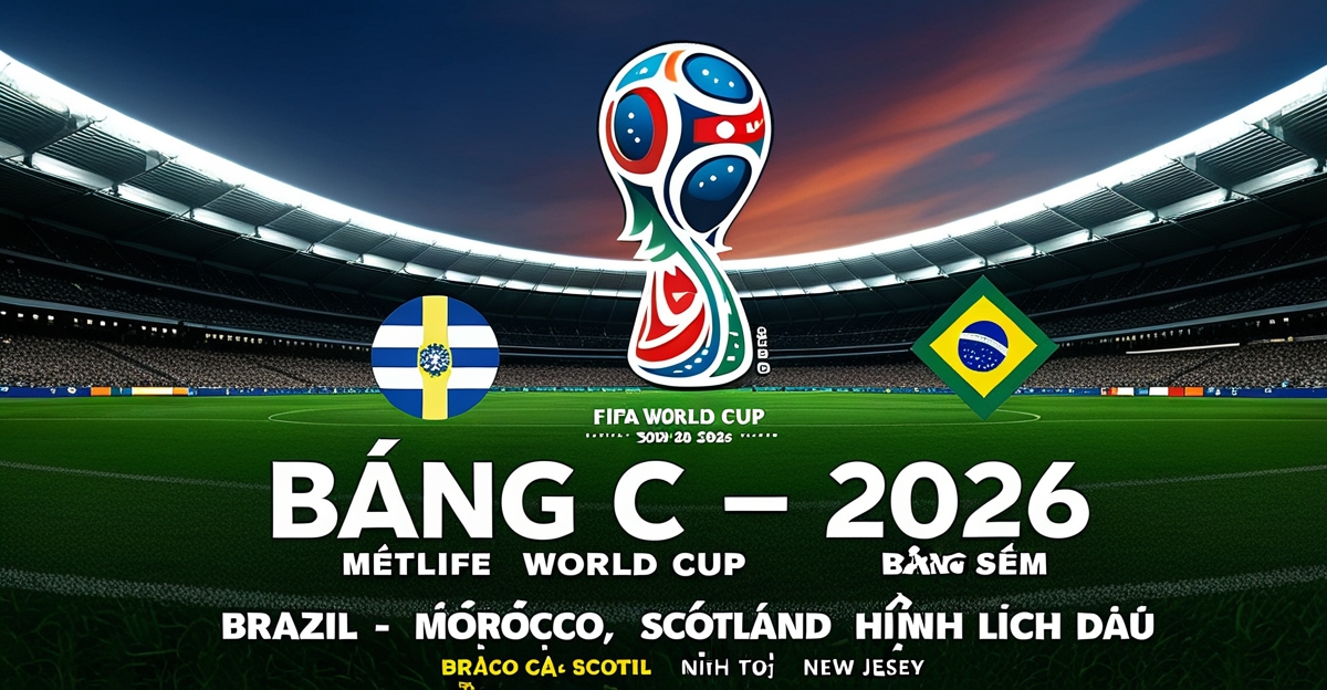 Bảng C World Cup 2026 — Đội Hình, Lịch Thi Đấu & Nhận Định Brazil, Morocco, Scotland, Haiti Bảng C World Cup 2026 — Đội Hình, Lịch Thi Đấu & Nhận Định Brazil, Morocco, Scotland, Haiti