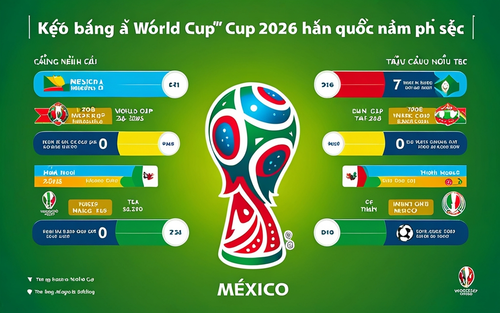 Bảng tỷ lệ kèo bảng a world cup 2026 — minh họa cụ thể tỷ lệ asian handicap và tài/xỉu cho trận đấu, giúp anh em tham khảo trước khi xuống tiền.