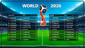 Lịch Thi Đấu World Cup 2026 – Xem Trận Nào Không Thể Bỏ Lỡ? Lịch Thi Đấu World Cup 2026 – Xem Trận Nào Không Thể Bỏ Lỡ?